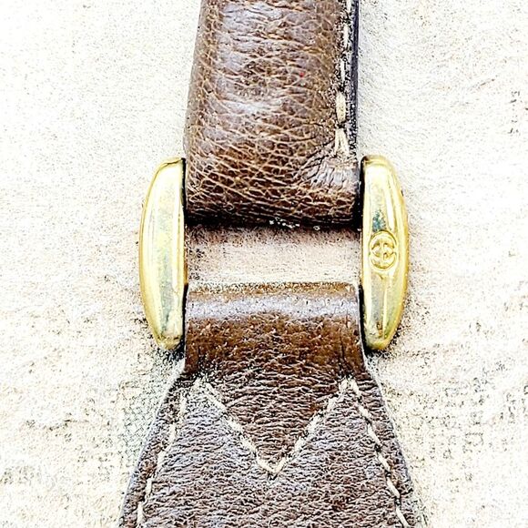 Gucci Suede Leather Satchel Bag - Picture 3 of 8